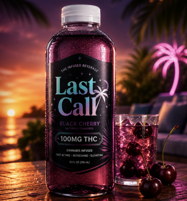Last Call Black Cherry 100MG THC Beverage