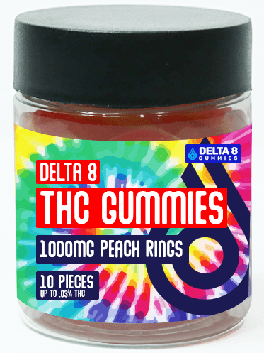 Delta 8 Peach Rings 100mg a piece