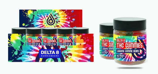 1000mg CBD Gummie Bears Case