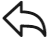 return arrow icon