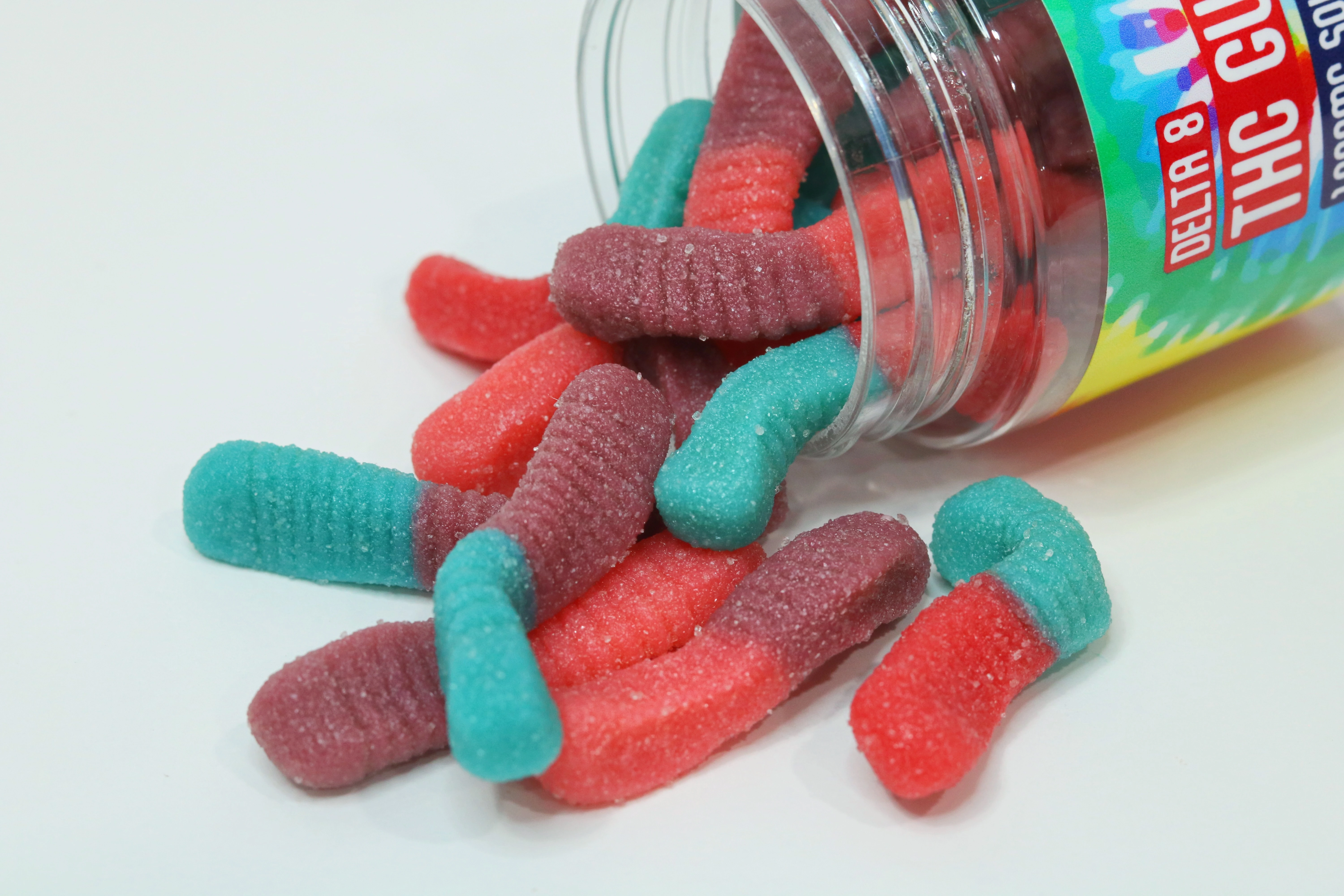 Delta 8 Sour Worms 1000mg